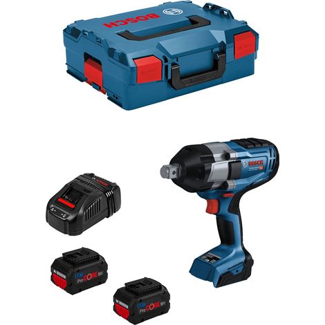 Bosch Professional BITURBO GDS 18V-1050 H - Atornillador de impacto a batería (18V, 1050 Nm, tornillos hasta M24, 2 baterías ProCORE18V 5.5Ah, en L-BOXX) (1/5)