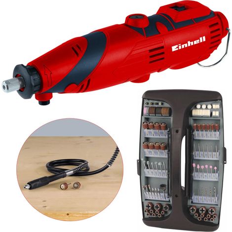 Einhell TC-MG 135 E Grinding + Engraving Dremel Tool TC-MG 135 E Compact + Set