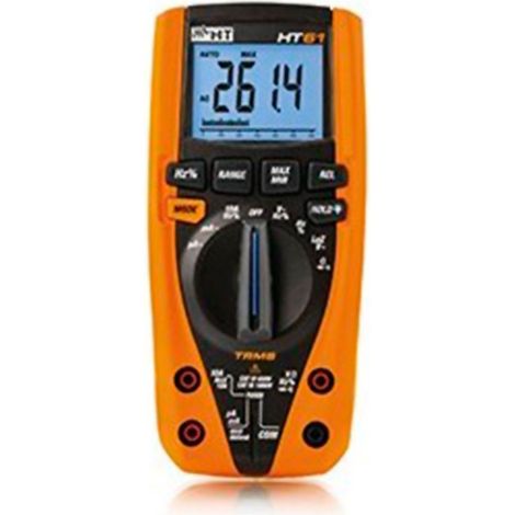 HT Instruments HT61 Multimètre numérique CAT III 1000 V, CAT IV 600 V Affichage (nombre de points): 4000 (1/2)