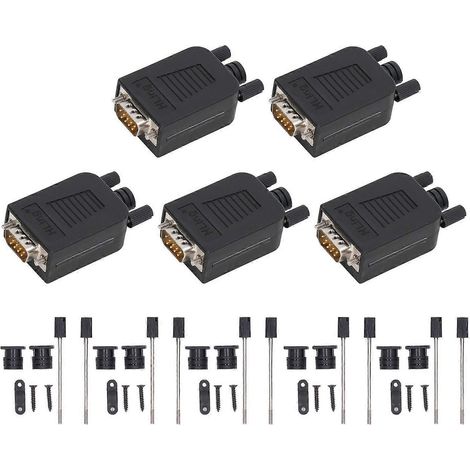 Kit adaptateur DB9 RS232, connecteur PP pour port série avec matériel de montage (1/4)
