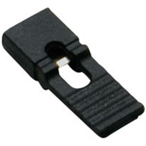 Shunt ouvert, avec languette BKL Electronic 2604010 Pôle:2 Pas: 2.54 mm noir 100 pc(s) R626321 (1/2)