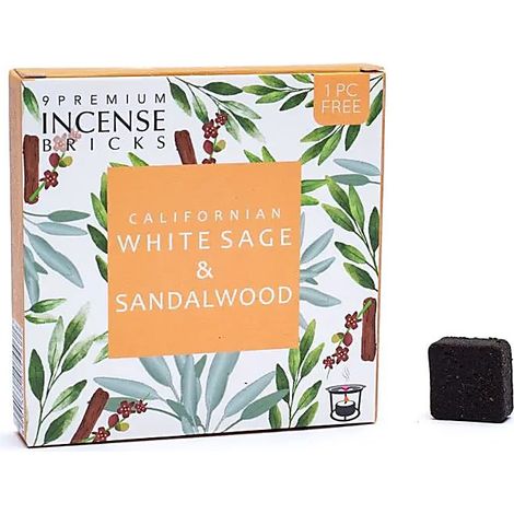 Bastoncini di incenso senza fumo - Salvia bianca e sandalo