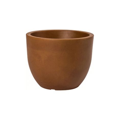 VASO CONCA 40 CM CORTEN PLASTECNIC