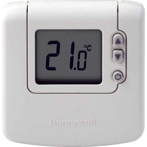 Honeywell – Thermostat d'ambiance filaire numérique – Affichage LCD – Régulation chaudières gaz et fioul – Protection antigel – Installation simple