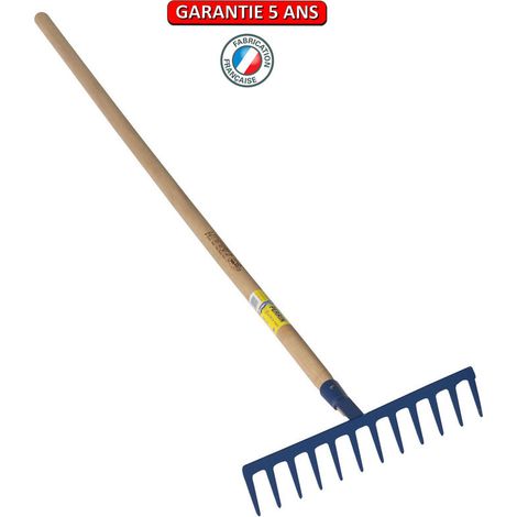 OUTILS PERRIN Râteau forgé 12 dents droites manche 1,65 m (1/2)