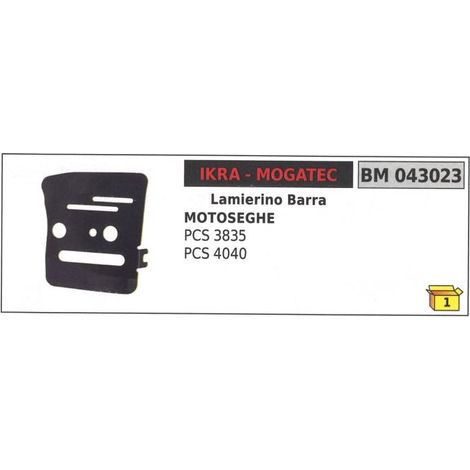 Lamierini barra lato catena IKRA per motosega PCS 3835 4040 043023