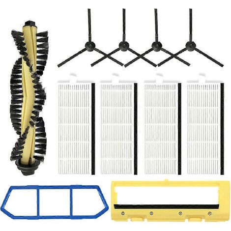 Filtre pour aspirateur brosse pour aspirateur Filtre de brosse pour aspirateur filtre de Fit ILife Chuwi A4 A4S A40 X432 Roller Main Side Brosse HEPA Filtre Strainer / Amibot Spirit H2O Robot Aspirate (1/5)