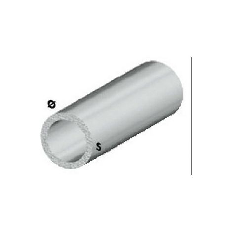 profilo tubo tondo cm 100 h argento silver 24x1 mm profili alluminio (1/2)
