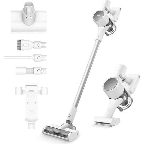 Aspiradora inalámbrica Dreame T10 con potente succión de 20 kPa, reducción de ruido de 8 capas, color blanco (1/5)