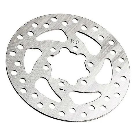 Convient aux disques de frein de scooters, disques de frein de vélos, accessoires pour scooters électriques, argent 12x12CM - max argent 12x12CM