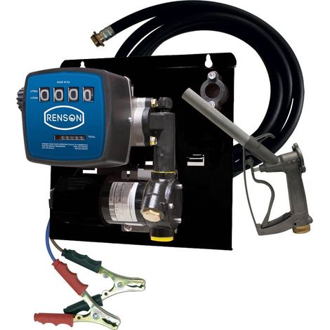 STATION FUEL 12V 60L/M PIST MANUEL ALU RENSON
