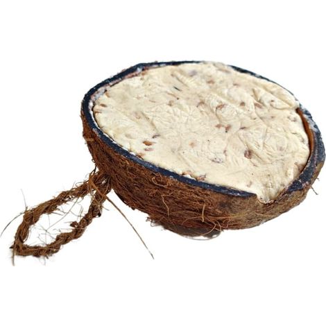 Wildvogelfutter 0.18kg Kokosnuss, Halbe Kokosnuss für Wildvögel (1/3)