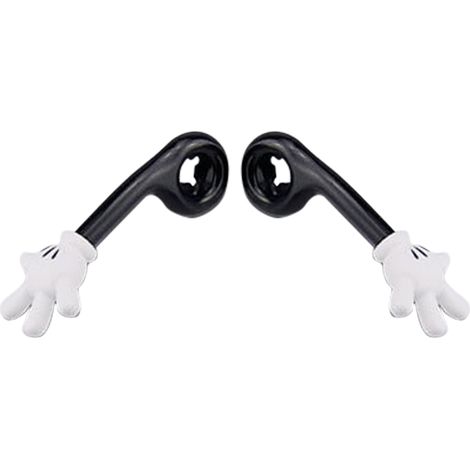 Pattes de soutien mignonnes multifonctionnelles pour appuie-tête de voiture, crochets de dossier en forme de paume, capacité de charge 1 kg (1/5)
