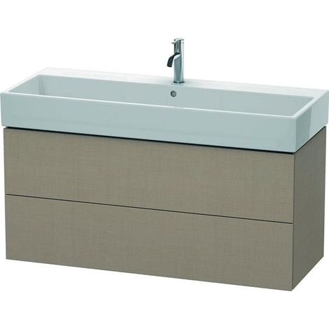 Duravit L-Cube Waschtischunterbau wandhängend, 2 Schubkästen, (1/5)