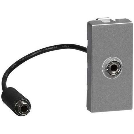 Legrand 079379 Prise audio programmé Mosaic Jack femelle 3,5mm 1 mod (1/2)