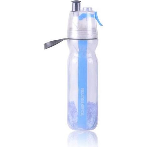 1 pièce Gourde isotherme vélo, brumisateur intégré, double paroi 500 ml, pour activités extérieures et cyclisme