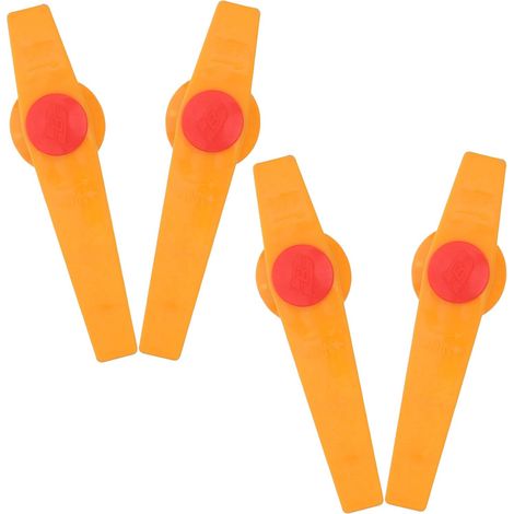 4 Pièces Poignée de Vanne à Bille en Plastique Trou 14x9mm (1/5)