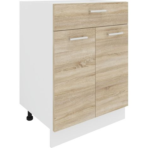 Armadio da cucina W 60 cm Armadio inferiore Esilo 82x60x46 - VCM