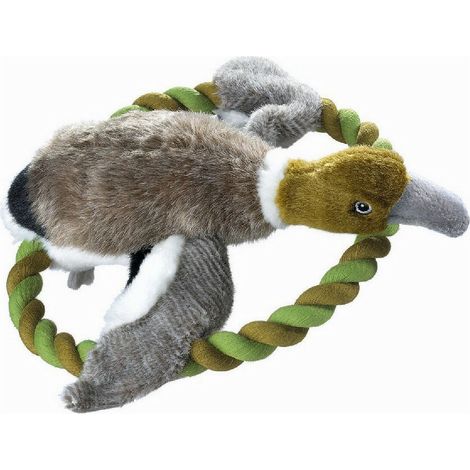 Peluche per cani Hunter Wildlife Train Con corda Anatra (26 cm) (1/2)
