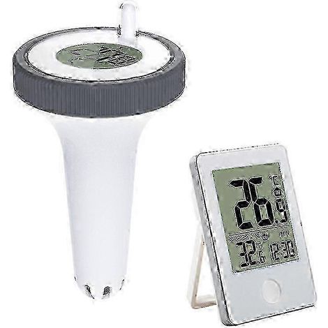 Thermomètre numérique flottant sans fil pour piscines, étanche, pour mesurer la température de l'eau des piscines, spas, jacuzzis et aquariums-AquaForge (1/5)