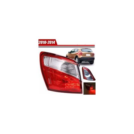 Wasserdichte und stoßfeste LED-Rückleuchte, Außenkotflügel, für Qashqai 2010 bis 2014, links: 26555 BR00A
