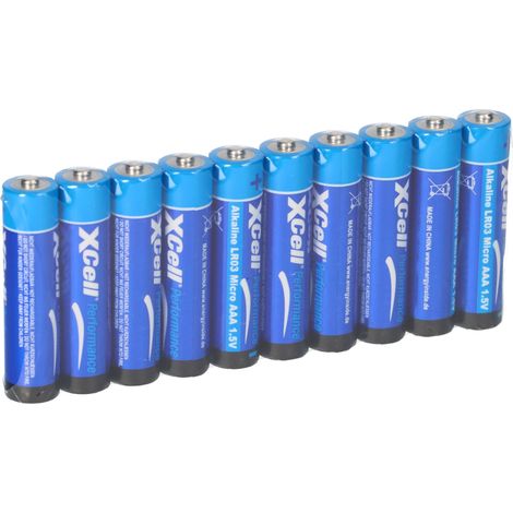 10x XCell AAA Micro Super Alkaline 1,5V Batterie (1/5)
