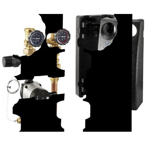 Système de raccordement de chaudière OV Regumat RTA-180 DN 25 m Wilo-Yonos PARA RS 25/6