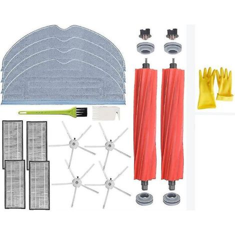 Accessoires pour Roborock S7 S7 + S7 Plus S7 Max T7s T7s Plus Robot + Gants--