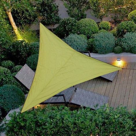 Vela ombreggiante - Tela ombreggiante - Ombrellone triangolare - Copertura per patio - Poliestere - resistente - Copertura per schermo da esterno - Tessuto ombreggiante resistente - Per veran (1/5)