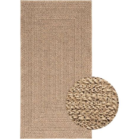 Maison Chic – Tapis extérieur 80x150 cm aspect jute – Résistant aux UV – Pour entrée, balcon, jardin – Facile à nettoyer et à sécher - BZTE267825 (1/5)