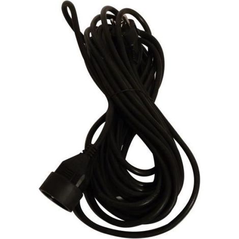 Prolongateur HO5VVF - 10 M - 3 X 1,5 Mm² - 16 A - Noir - Intérieur