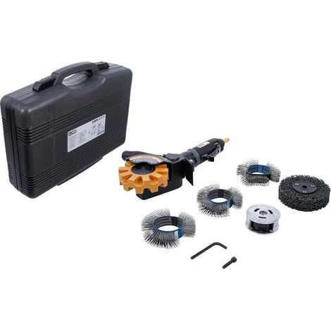 Coffret Ponçeuse/Polisseuse Pneumatique avec Accessoires - Polyvalence et Performance, Pro - D-Work