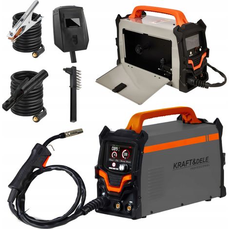 Halbautomatisches Inverter-Schweißgerät 3 in 1 MIG/MAG/TIG 20-220 A 230 V Kraft&Dele (1/5)