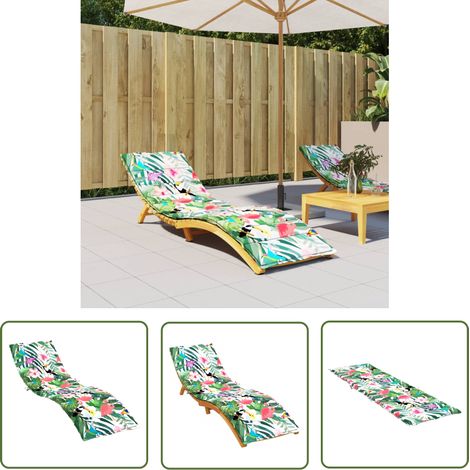 Maison Exclusive - Sonnenliegen-Auflage Mehrfarbig Oxford-Gewebe (1/5)