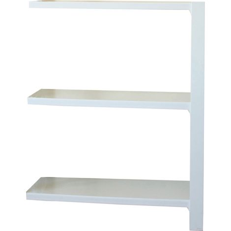 Etagère Légère Sans Vis Officlick 3/300 Wood A.m. Blanc/blanc Blanc 1000x900x300 - Simonrack (1/2)