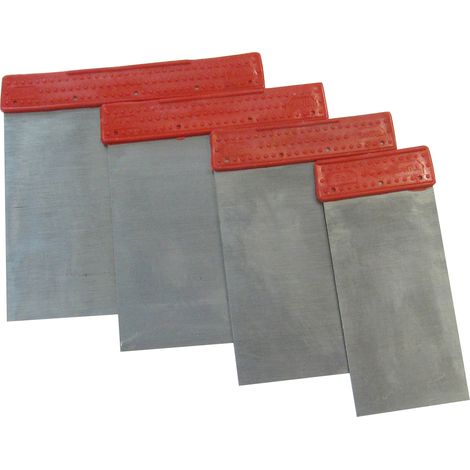 Utilia set spatole mod. giapponese 4 pz.  mm. 50-80-100-120 (10 confezioni) - Utilia