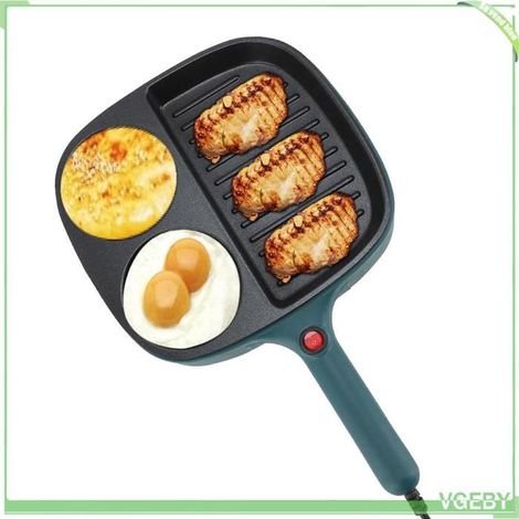 Poêle à frire - FAFEICY - Machine à petit-déjeuner - Antiadhésive - 900W - Compacte et polyvalente (1/5)