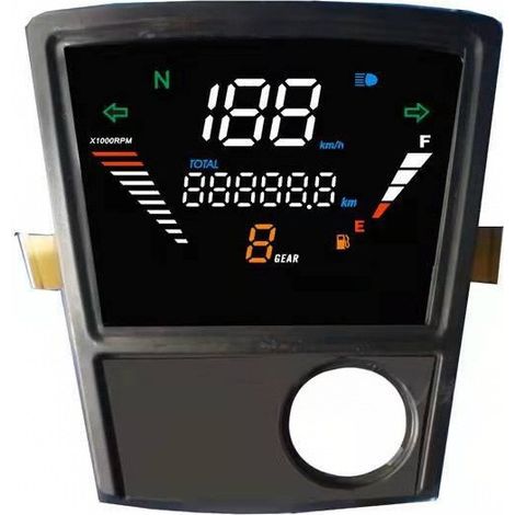 Compatible with Honda C70 digital speedometer assembly (GB0J), Jialing Sanshui 70 electronic speedometer LCD dashboard, drop shipping available. (1/2)