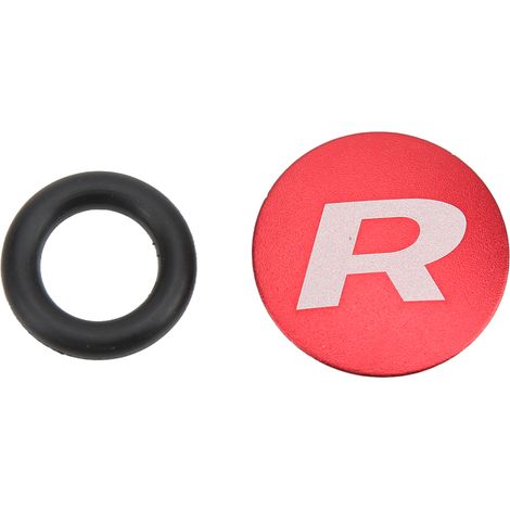RISK Staubschutzkappe für Mountainbike-Kurbelgarnitur, Mittelachskappe, integrierte Hohl-Aluminiumlegierung für Rennrad, Rot (1/5)