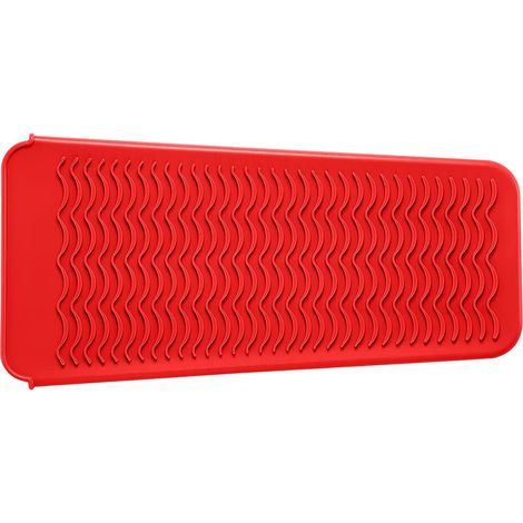 Tapis En Silicone - Pour Fers A Lisser Et Fers A Boucler - Résistant À La Chaleur - Antidérapant - 1 Pièce (1/5)