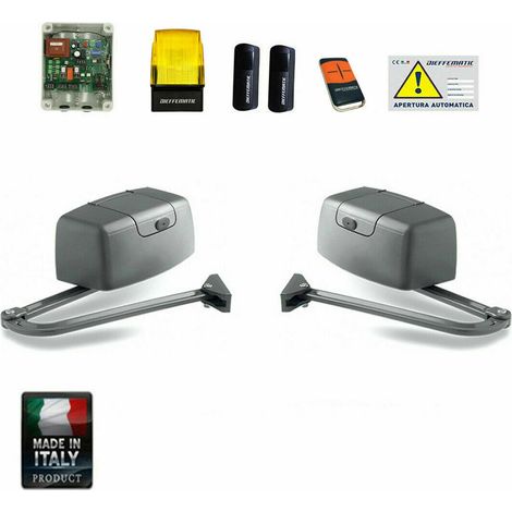 Kit Automazione Apri Cancello Battente Battenti Apertura Esterna Verso Esterno