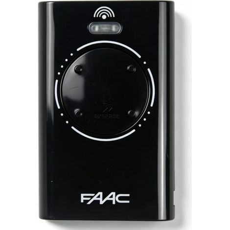 Faac – Télécommande émetteur sans fil 1 canal RF433.92 – Portée jusqu'à 70 pieds – Compatible avec moteurs RF A-OK – Pour stores électriques (1/5)