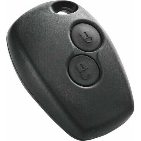 Kit Complet Coque Clé Télécommande Compatible avec Renault Dacia Sandero Duster Lodgy Logan Dokker avec 2 Boutons Switch
