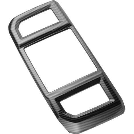 Cache intérieur de grille d'aération arrière style fibre de carbone, compatible avec Ford F150 2015-2020 (1/5)