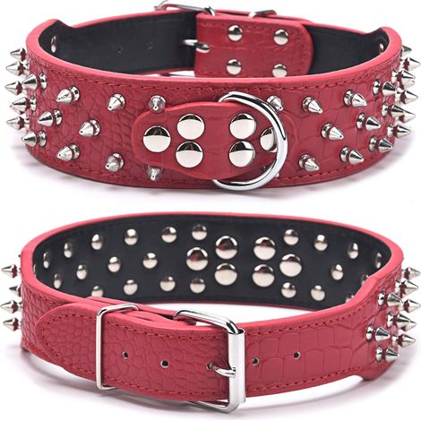 Collier pour animaux de compagnie à pointes dominatrices (1/4)