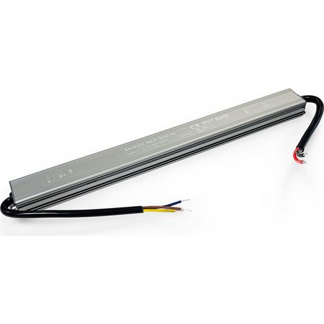Alimentation étanche Slim 200W - 12V - 16.5A - IP67