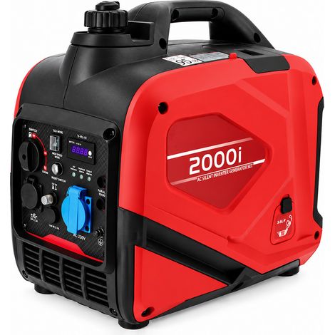 Groupe électrogène Inverter silencieux 2000 W - Moteur essence 4 temps 79,7 cm3 - 230 V (1/5)