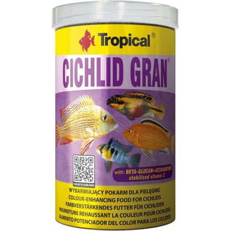Granuli per ciclidi tropicali 250ML/138G (1/2)