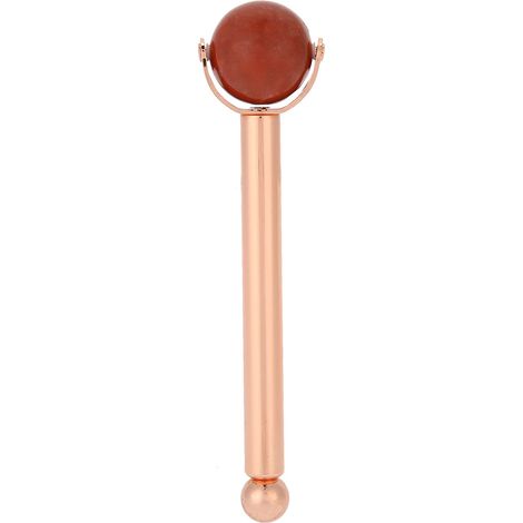 Jade Roller - Massage Visage Yeux Front - Pierre Naturelle Jade Verte - Pour Circulation Cutanée - 1 Pièce (1/5)