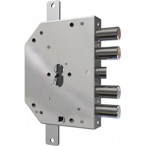 Serratura Porte Blindate Appl. 2M+S Trip.Cil/Europeo Art. 2155/28 Pe E.60,5 Sx (1/4)